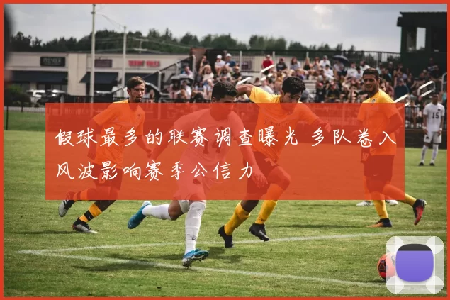 假球最多的联赛调查曝光 多队卷入风波影响赛季公信力
